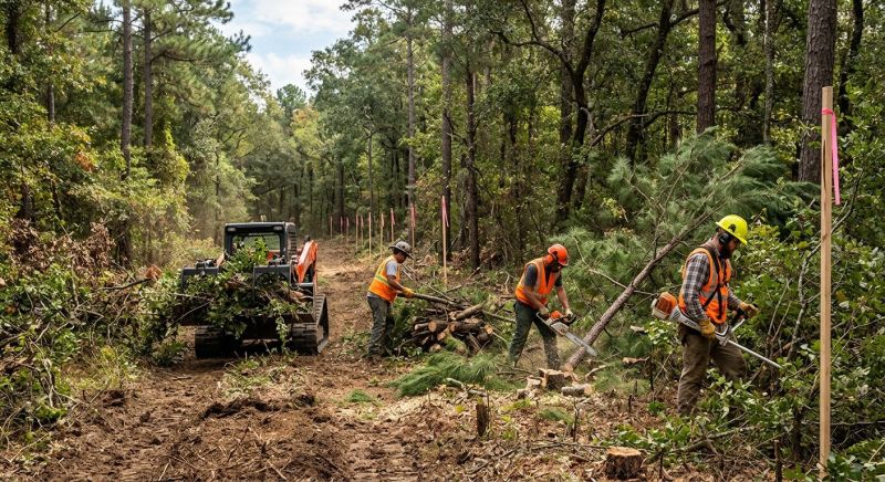 Lake Lot Clearing in Houston, TX