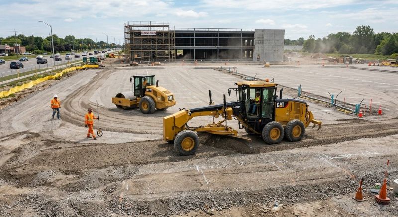 Parking Lot Leveling in Canton, GA